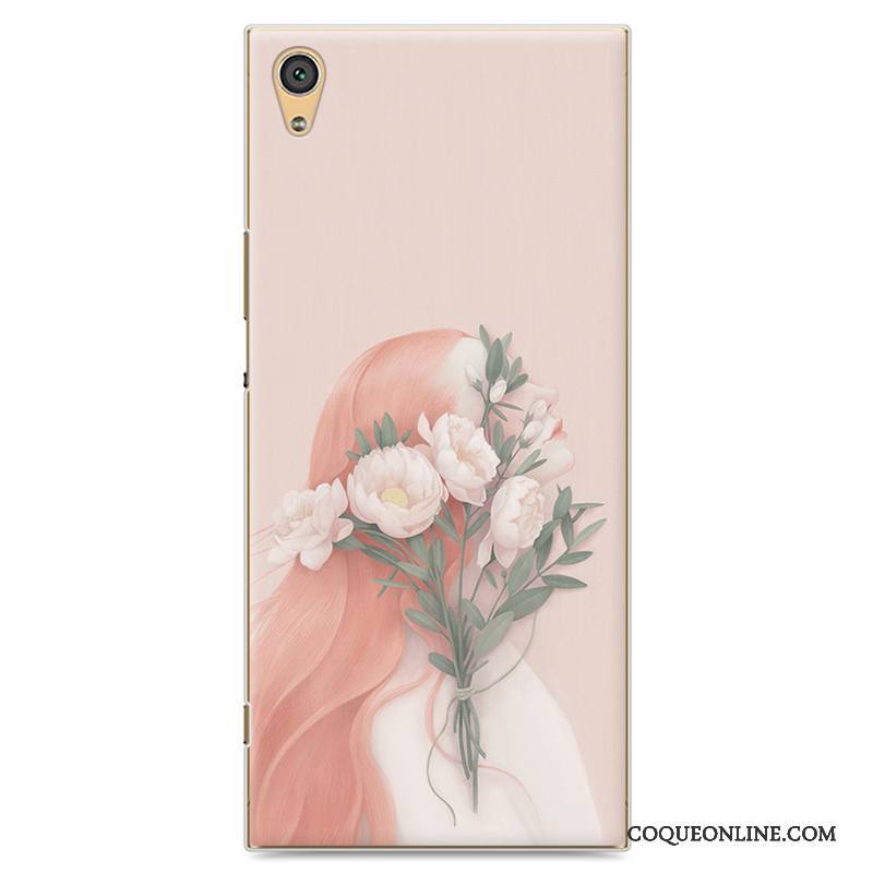 Sony Xperia Xa1 Coque De Téléphone Protection Étui Tendance Peinture Frais Vert