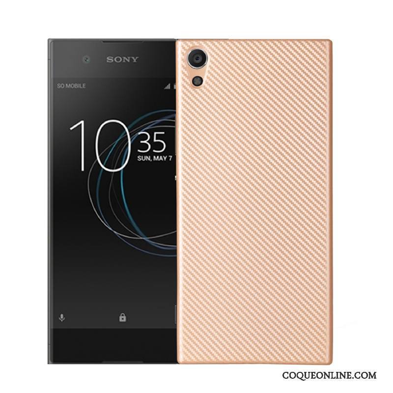 Sony Xperia Xa1 Coque Protection Rose Fluide Doux Fibre Étui De Téléphone