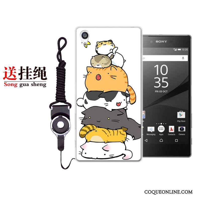 Sony Xperia Xa1 Plus Coque De Téléphone Incassable Personnalité Dessin Animé Étui Fluide Doux Bleu