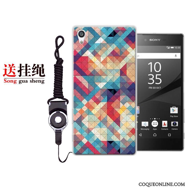 Sony Xperia Xa1 Plus Coque De Téléphone Incassable Personnalité Dessin Animé Étui Fluide Doux Bleu