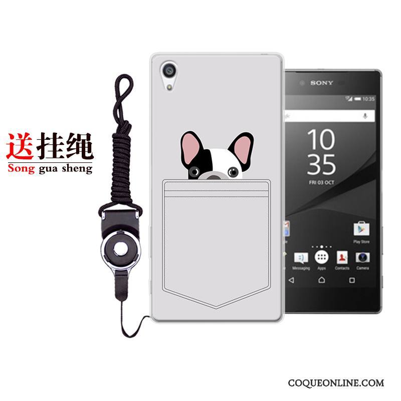 Sony Xperia Xa1 Plus Coque De Téléphone Incassable Personnalité Dessin Animé Étui Fluide Doux Bleu