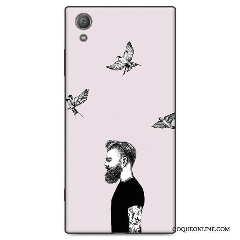 Sony Xperia Xa1 Plus Tout Compris Fluide Doux Amoureux Coque Étui Peinture Protection