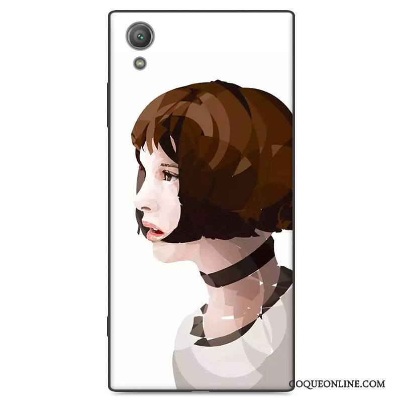 Sony Xperia Xa1 Plus Tout Compris Fluide Doux Amoureux Coque Étui Peinture Protection