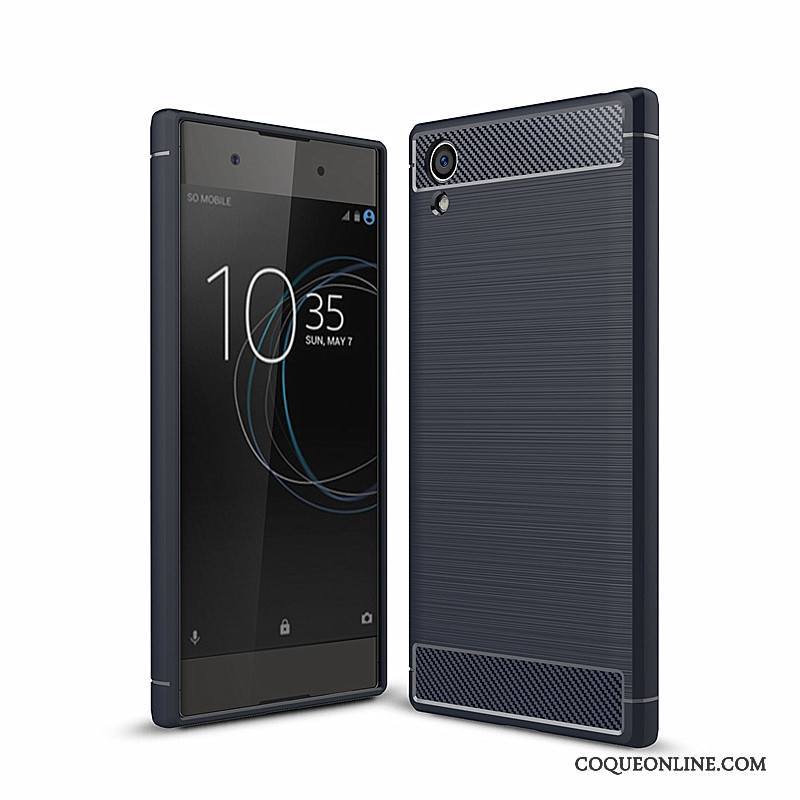 Sony Xperia Xa1 Plus Tout Compris Protection Coque De Téléphone Gris Étui Fluide Doux Fibre