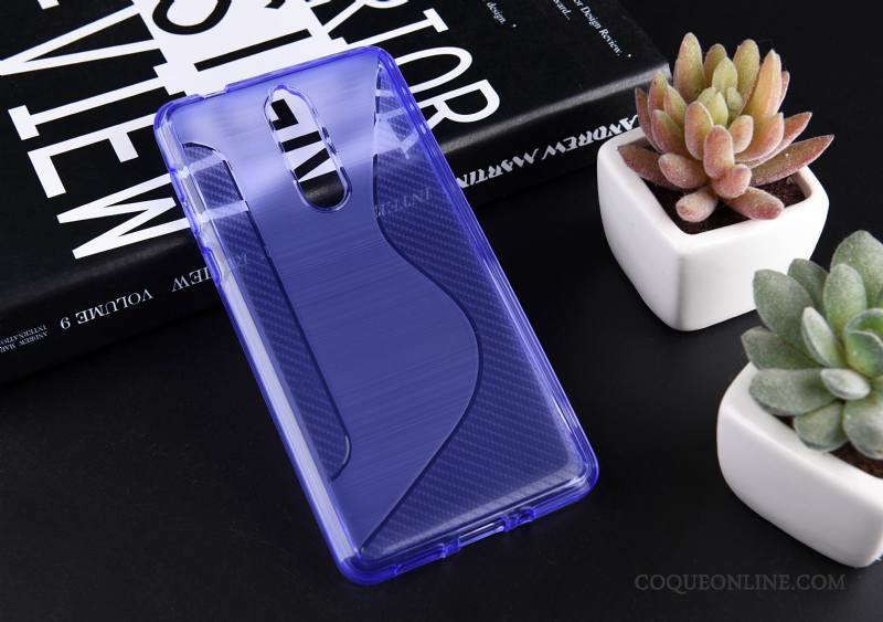 Sony Xperia Xa1 Plus Étui Coque De Téléphone Fluide Doux Bleu Silicone Protection Téléphone Portable