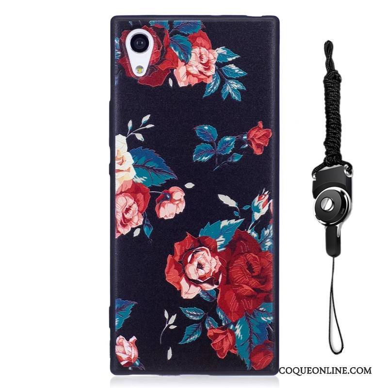 Sony Xperia Xa1 Tendance Coque De Téléphone Nouveau Peinture Délavé En Daim Protection Dessin Animé