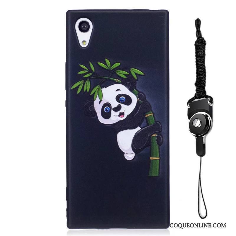 Sony Xperia Xa1 Tendance Coque De Téléphone Nouveau Peinture Délavé En Daim Protection Dessin Animé