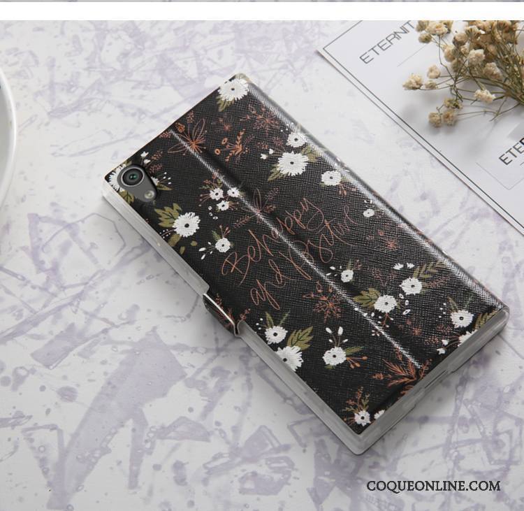 Sony Xperia Xa1 Ultra Coque De Téléphone Étui En Cuir Rose Protection Fluide Doux Incassable Tout Compris