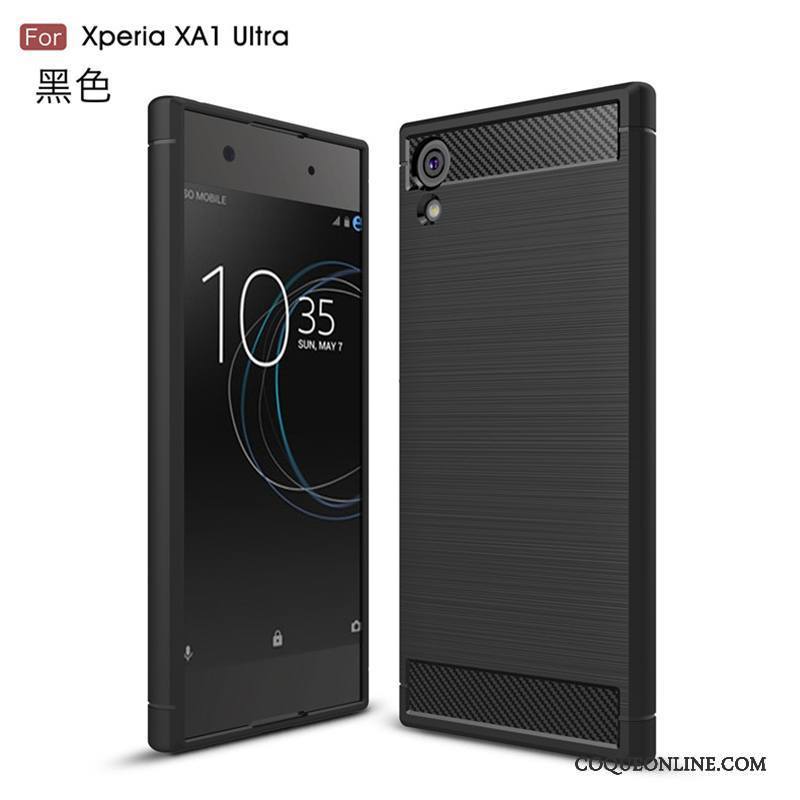 Sony Xperia Xa1 Ultra Incassable Protection Coque De Téléphone Étui Étoile Silicone Gris