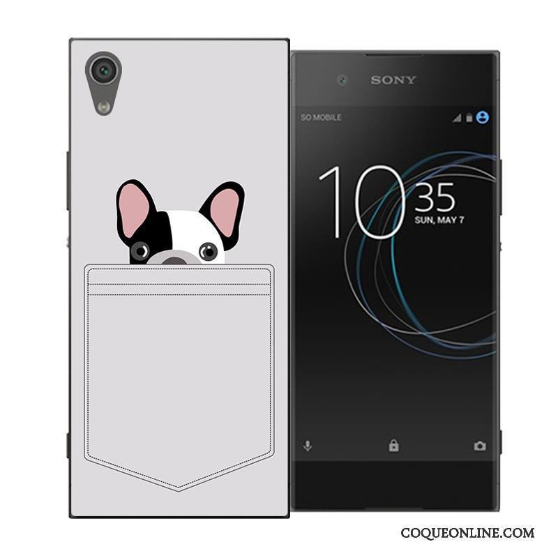 Sony Xperia Xa1 Ultra Personnalité Coque De Téléphone Protection Bleu Étui Difficile Dessin Animé