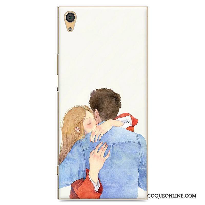 Sony Xperia Xa1 Ultra Petit Simple Frais Rouge Art Étui Coque De Téléphone