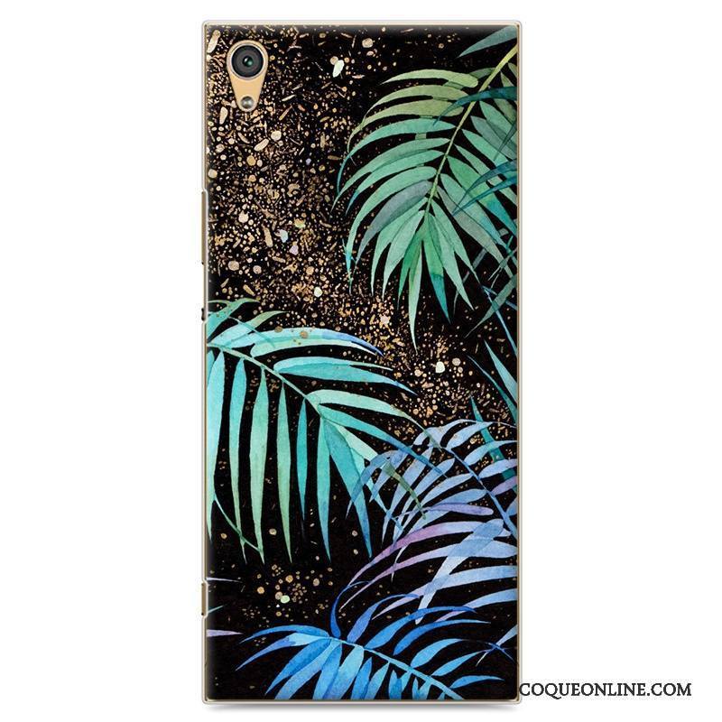 Sony Xperia Xa1 Ultra Tendance Peinture Protection Dessin Animé Coque De Téléphone Étui Fleurs