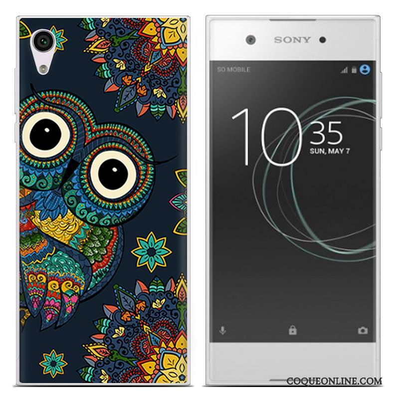 Sony Xperia Xa1 Ultra Téléphone Portable Fluide Doux Coque Très Mince Mois Multicolore Pu