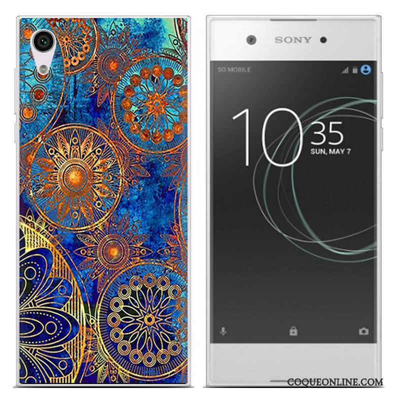 Sony Xperia Xa1 Ultra Téléphone Portable Fluide Doux Coque Très Mince Mois Multicolore Pu