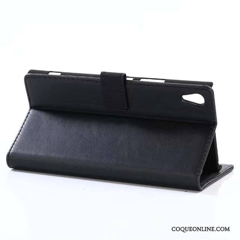 Sony Xperia Xa1 Étui Carte Téléphone Portable Support Étui En Cuir Protection Coque