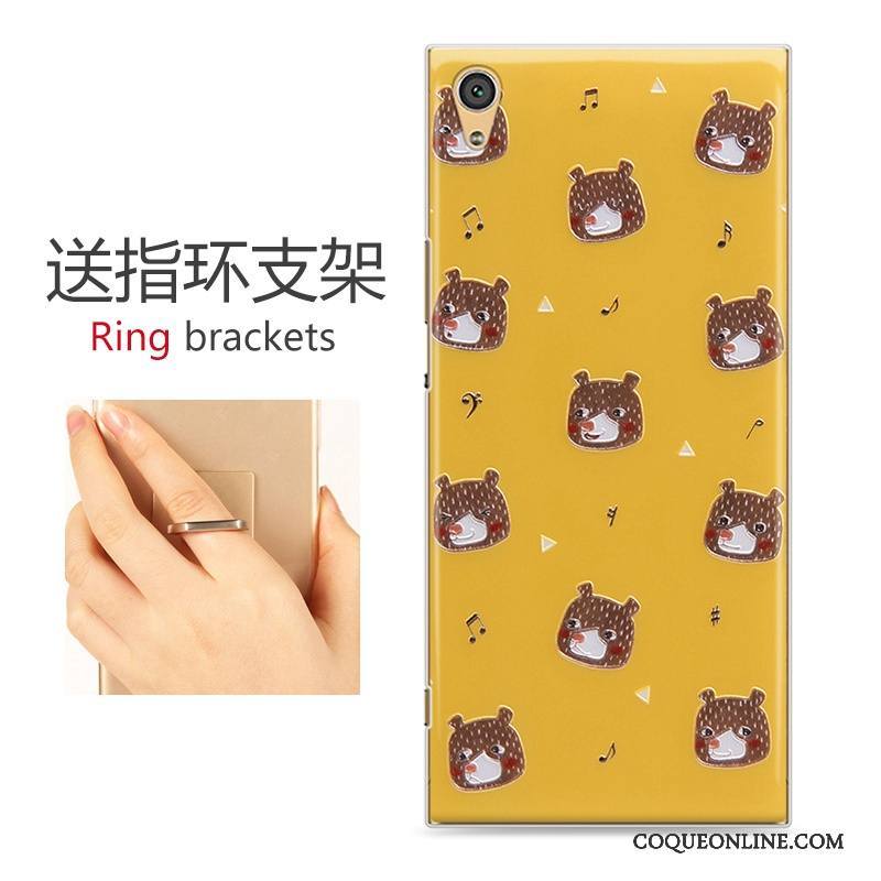 Sony Xperia Xa1 Étui Tendance Multicolore Dessin Animé Peinture Coque Protection