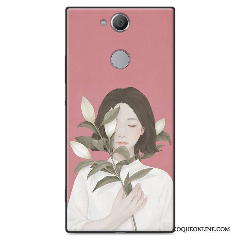 Sony Xperia Xa2 Coque De Téléphone Art Étui Délavé En Daim Protection Vert