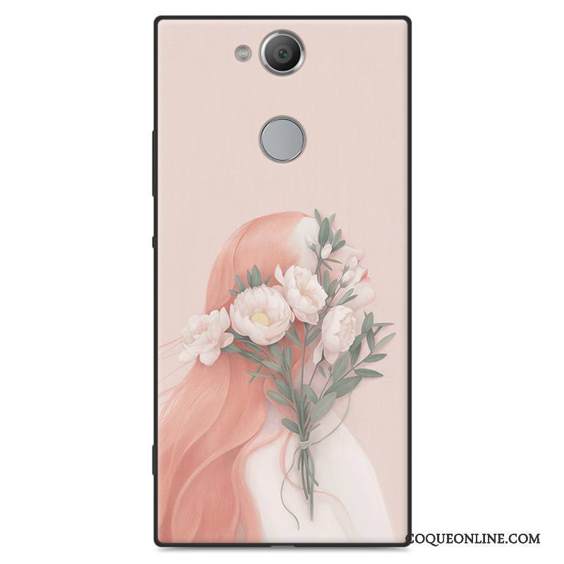 Sony Xperia Xa2 Coque De Téléphone Art Étui Délavé En Daim Protection Vert