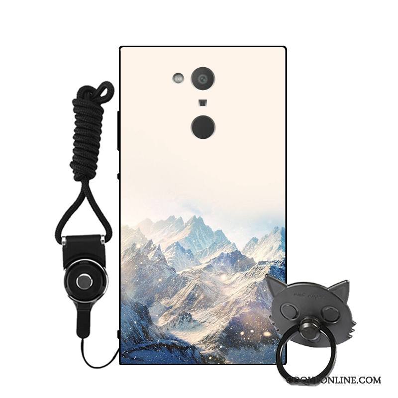 Sony Xperia Xa2 Protection Vert Tout Compris Dessin Animé Foncé Coque De Téléphone Fluide Doux