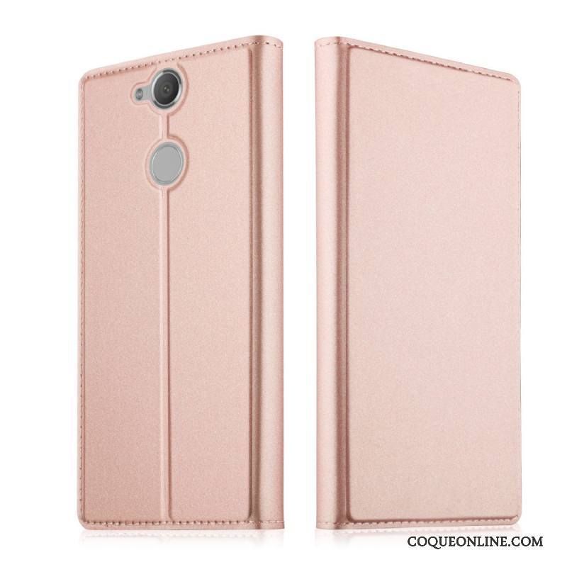 Sony Xperia Xa2 Ultra Carte Business Or Coque De Téléphone Téléphone Portable Protection Étui En Cuir