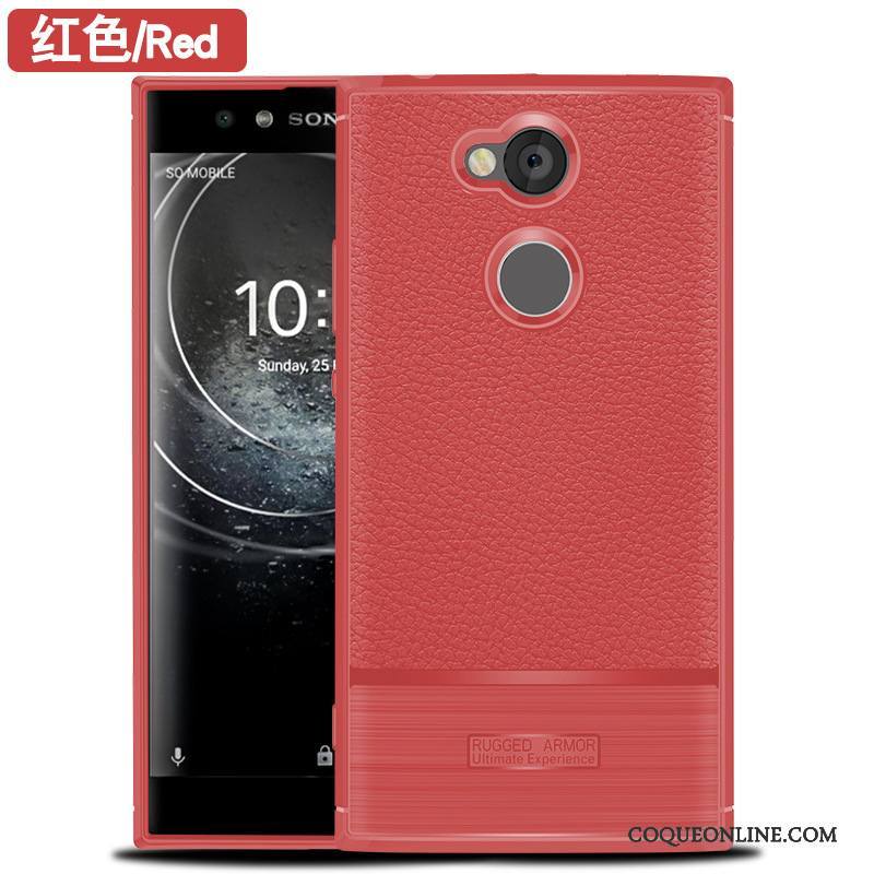 Sony Xperia Xa2 Ultra Protection Nouveau Silicone Incassable Étui Coque De Téléphone Rouge