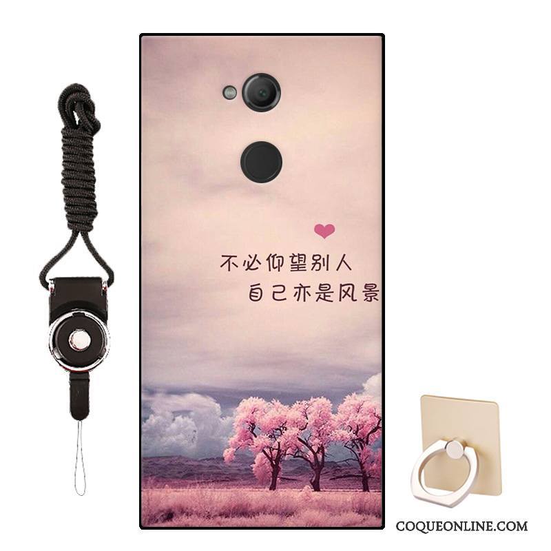 Sony Xperia Xa2 Ultra Rose Protection Coque De Téléphone Modèle Étui Fluide Doux Personnalisé