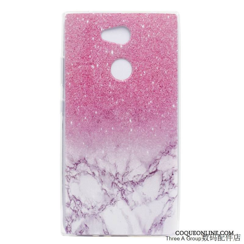 Sony Xperia Xa2 Ultra Tout Compris Rose Coque Nouveau Fluide Doux Étui De Téléphone