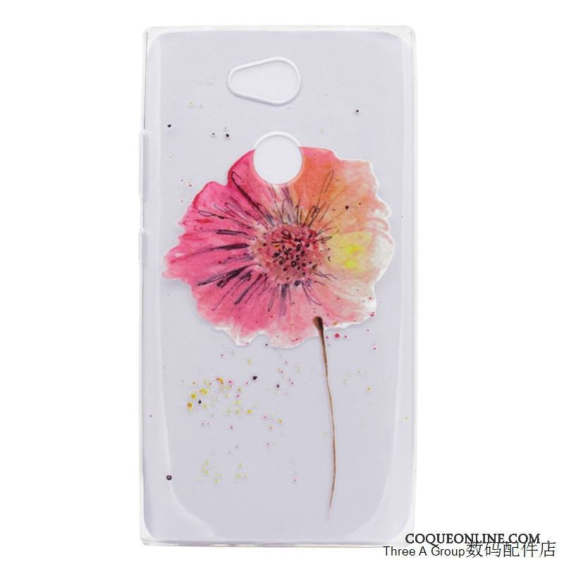 Sony Xperia Xa2 Ultra Tout Compris Rose Coque Nouveau Fluide Doux Étui De Téléphone