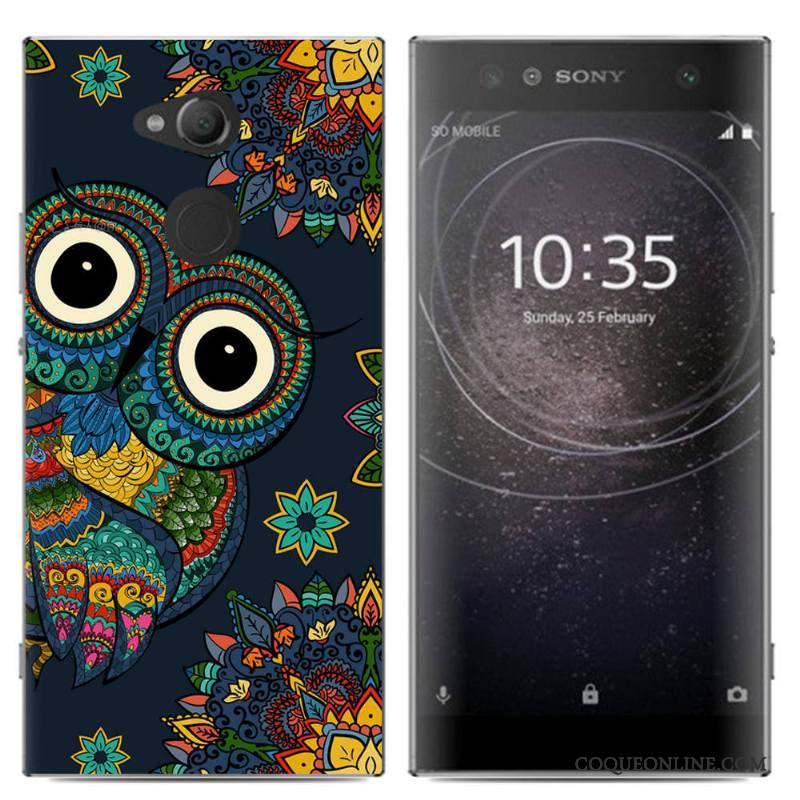 Sony Xperia Xa2 Ultra Étui Téléphone Portable Multicolore Fluide Doux Coque De Téléphone Peinture Protection