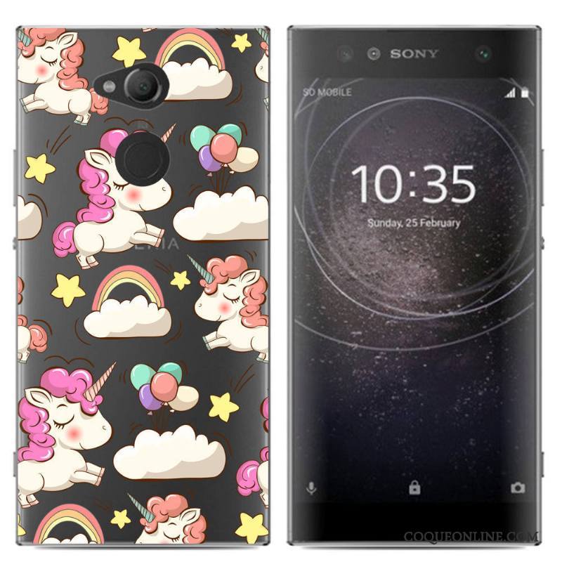 Sony Xperia Xa2 Ultra Étui Téléphone Portable Multicolore Fluide Doux Coque De Téléphone Peinture Protection