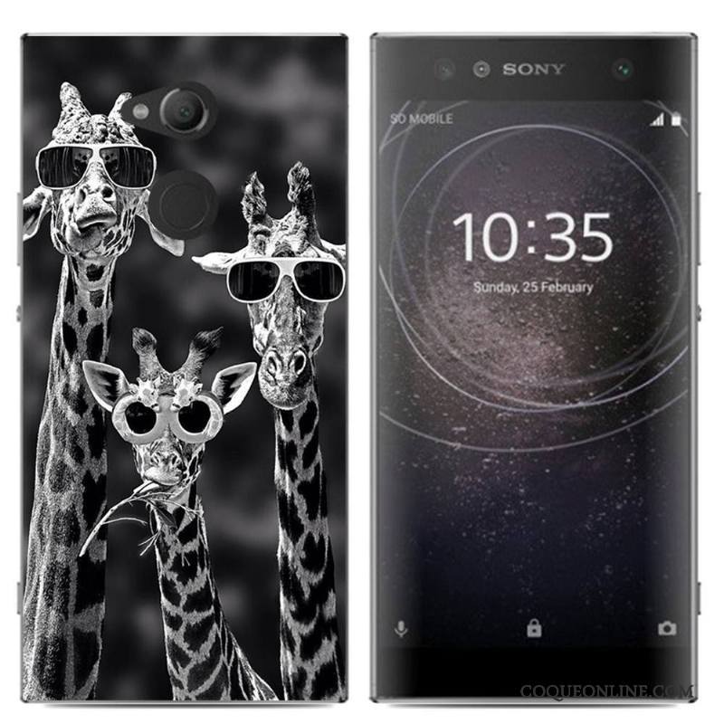 Sony Xperia Xa2 Ultra Étui Téléphone Portable Multicolore Fluide Doux Coque De Téléphone Peinture Protection