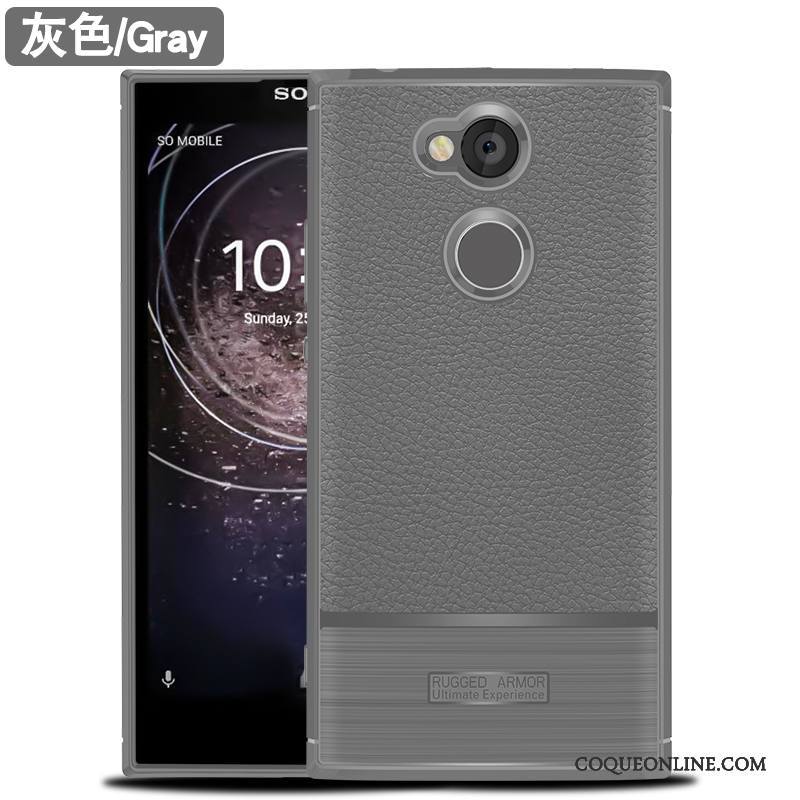 Sony Xperia Xa2 Étui Silicone Noir Protection Coque De Téléphone Fluide Doux Incassable