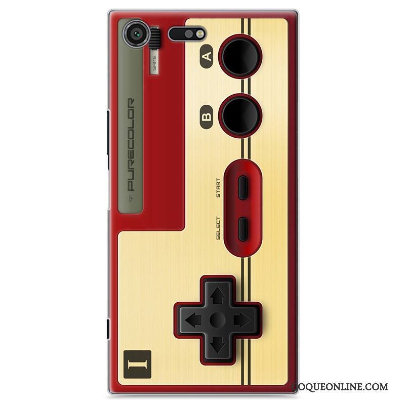 Sony Xperia Xz Premium Créatif Rouge Tendance Incassable Vintage Coque De Téléphone Peinture