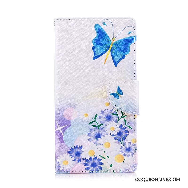 Sony Xperia Xz Premium Peinture Protection Housse Étui Fleurs Coque De Téléphone Multicolore