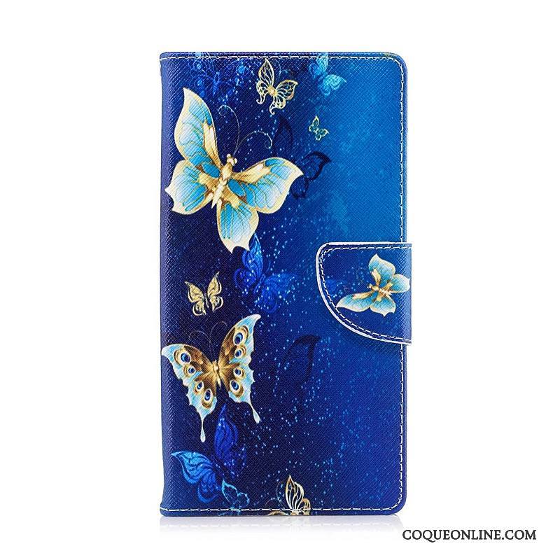 Sony Xperia Xz Premium Peinture Protection Housse Étui Fleurs Coque De Téléphone Multicolore