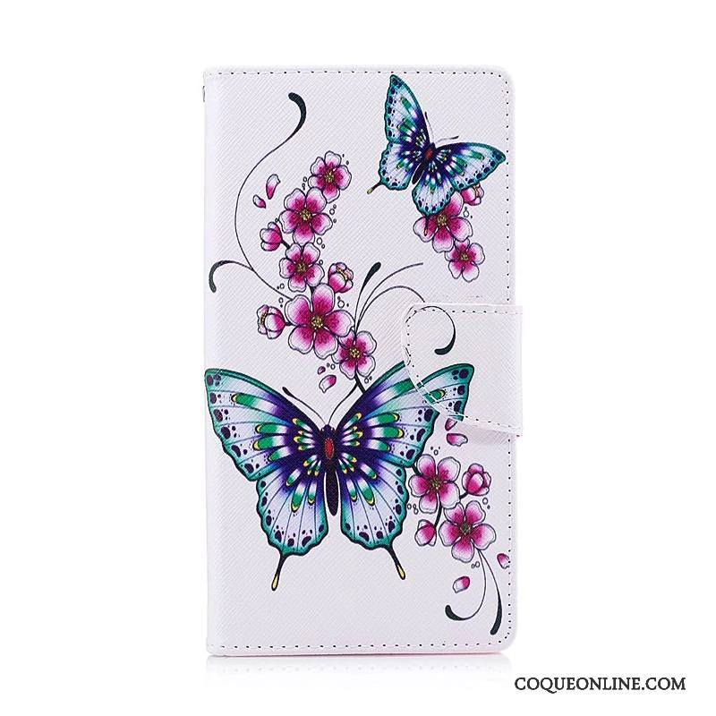 Sony Xperia Xz Premium Peinture Protection Housse Étui Fleurs Coque De Téléphone Multicolore