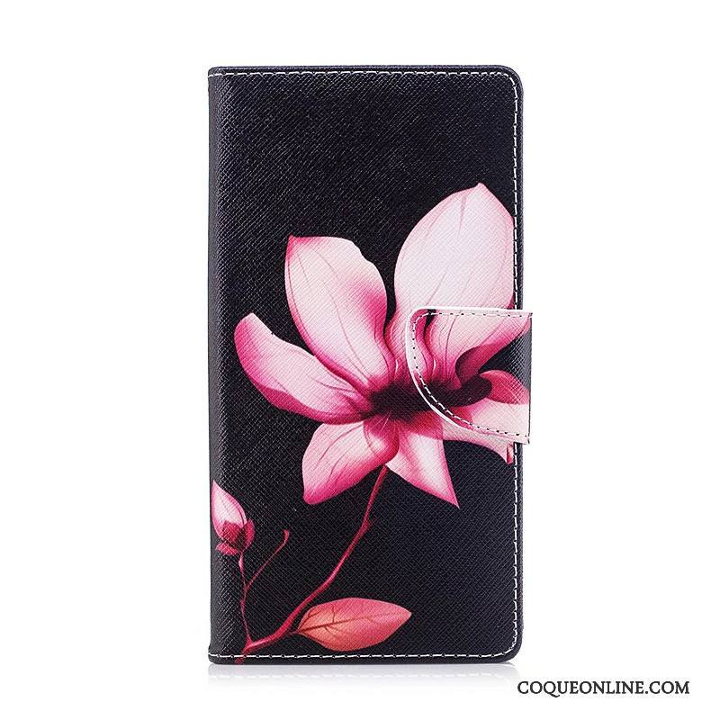 Sony Xperia Xz Premium Peinture Protection Housse Étui Fleurs Coque De Téléphone Multicolore