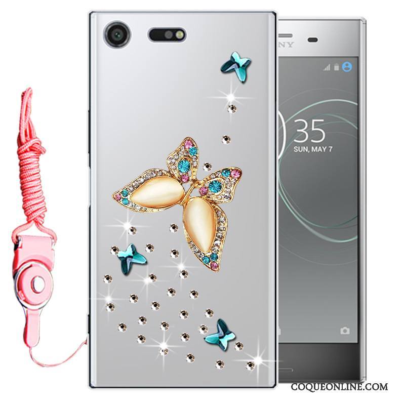 Sony Xperia Xz Premium Protection Coque De Téléphone Silicone Étui Fluide Doux Tout Compris Rose