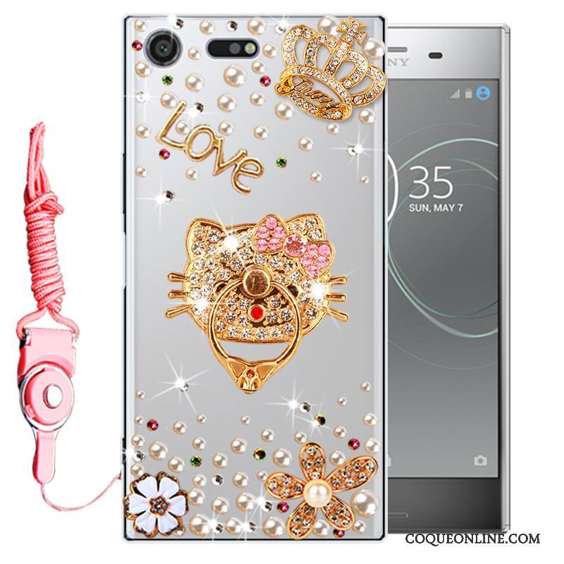 Sony Xperia Xz Premium Protection Coque De Téléphone Silicone Étui Fluide Doux Tout Compris Rose