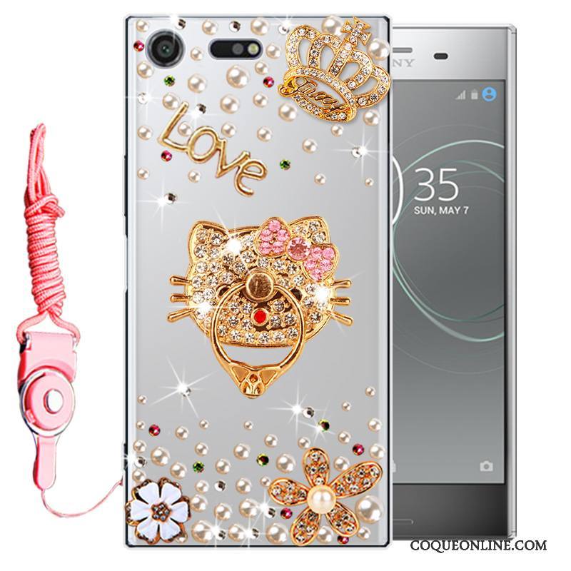 Sony Xperia Xz Premium Protection Coque De Téléphone Silicone Étui Fluide Doux Tout Compris Rose