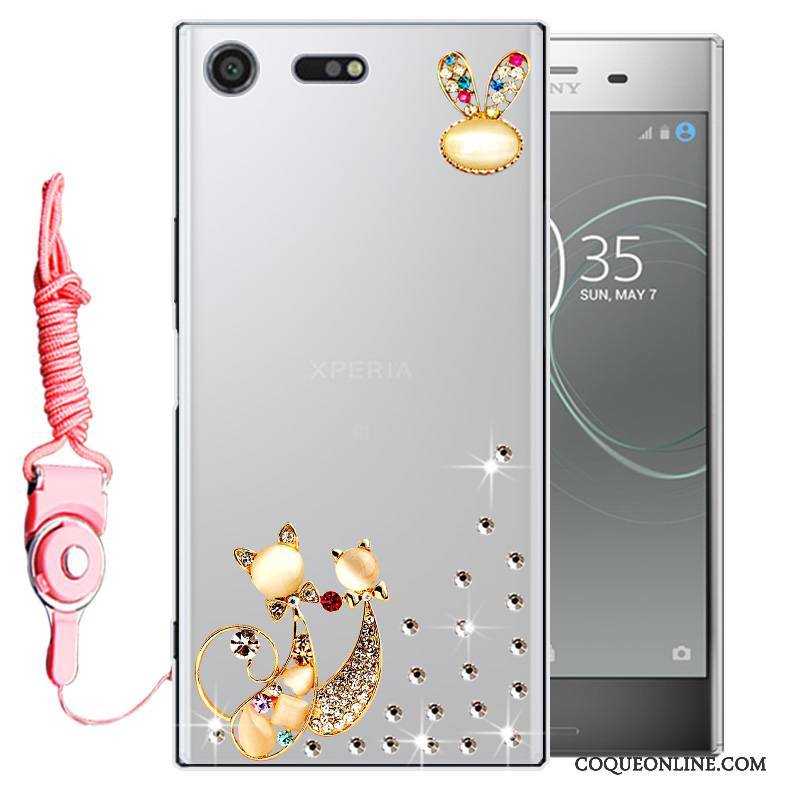 Sony Xperia Xz Premium Protection Coque De Téléphone Silicone Étui Fluide Doux Tout Compris Rose