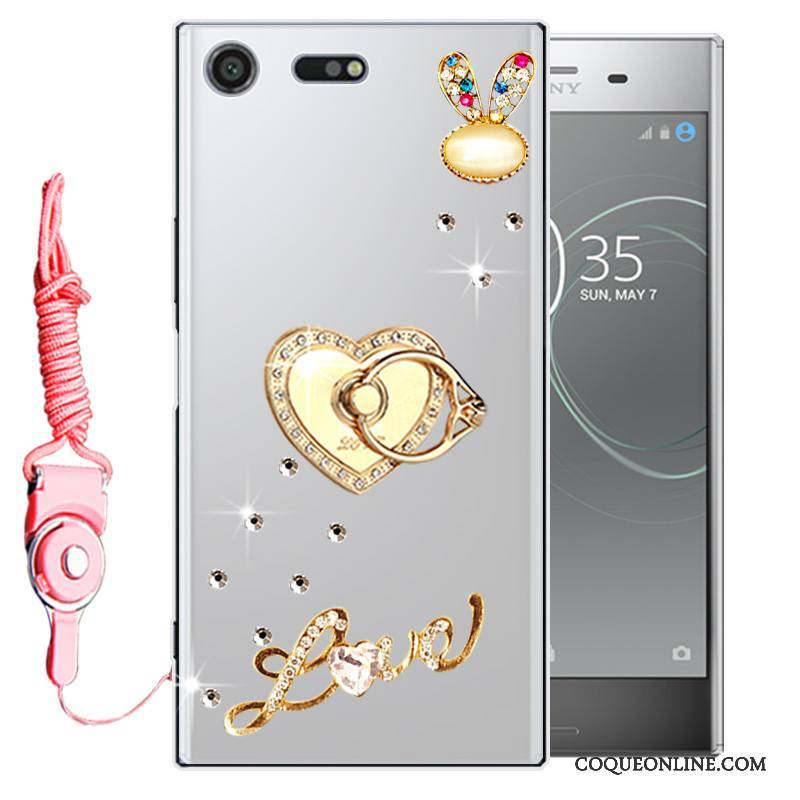 Sony Xperia Xz Premium Protection Coque De Téléphone Silicone Étui Fluide Doux Tout Compris Rose