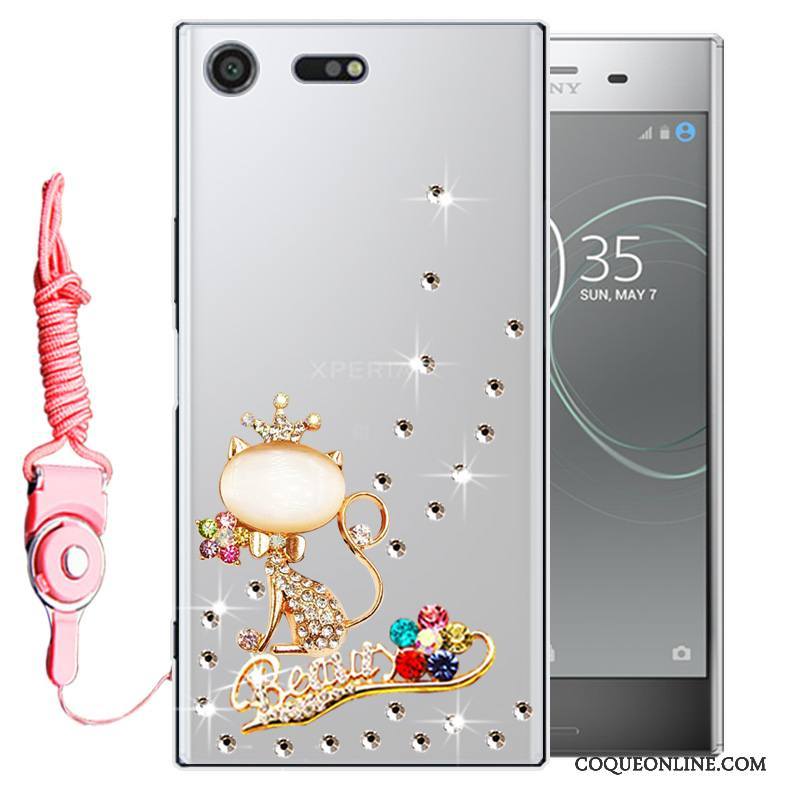 Sony Xperia Xz Premium Protection Coque De Téléphone Silicone Étui Fluide Doux Tout Compris Rose