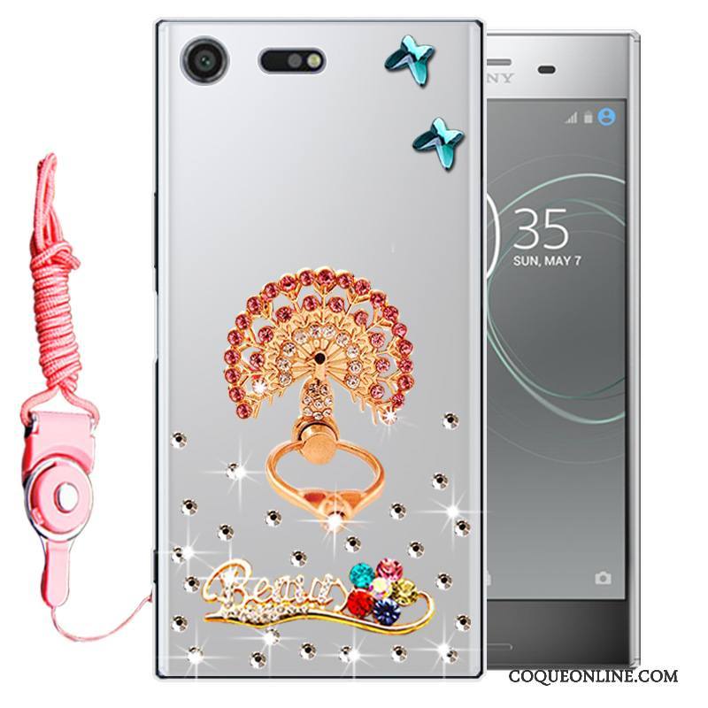 Sony Xperia Xz Premium Protection Coque De Téléphone Silicone Étui Fluide Doux Tout Compris Rose