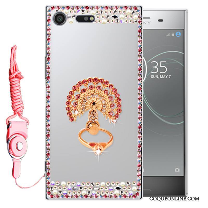 Sony Xperia Xz Premium Protection Coque De Téléphone Silicone Étui Fluide Doux Tout Compris Rose