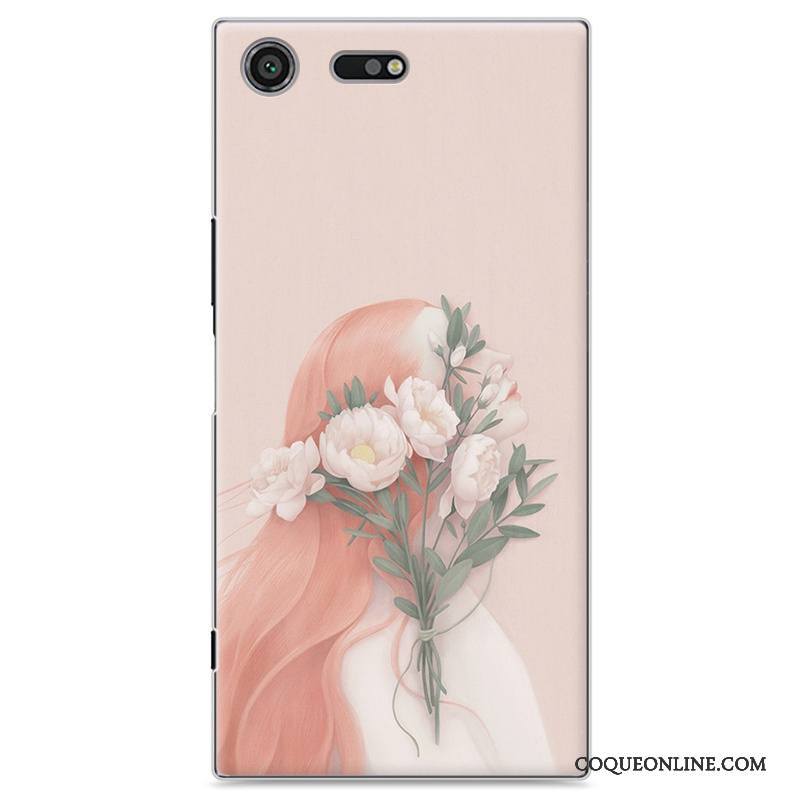 Sony Xperia Xz Premium Protection Peinture Petit Coque De Téléphone Étui Art Jaune