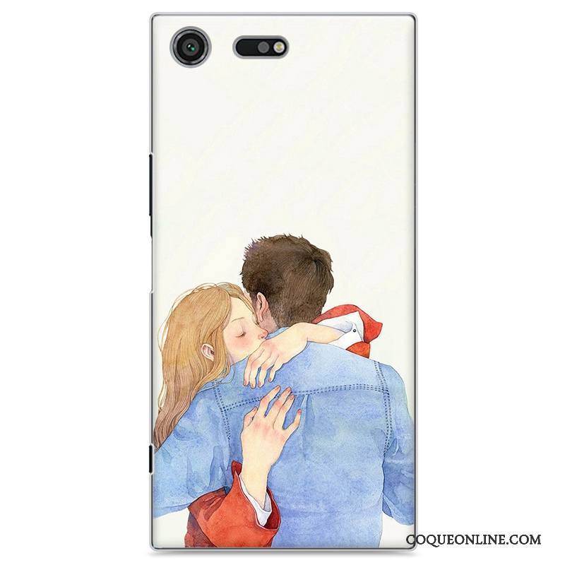 Sony Xperia Xz Premium Protection Peinture Petit Coque De Téléphone Étui Art Jaune