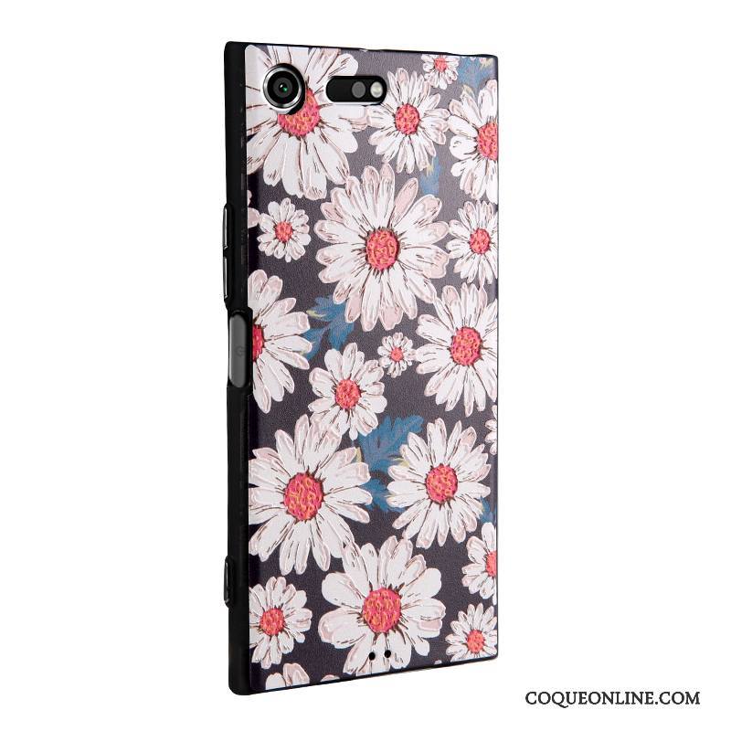 Sony Xperia Xz Premium Protection Étui Dessin Animé Peinture Gaufrage Multicolore Coque De Téléphone