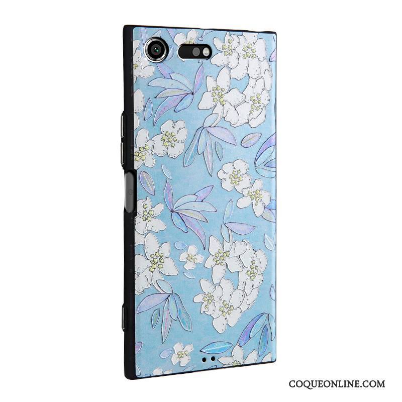 Sony Xperia Xz Premium Protection Étui Dessin Animé Peinture Gaufrage Multicolore Coque De Téléphone