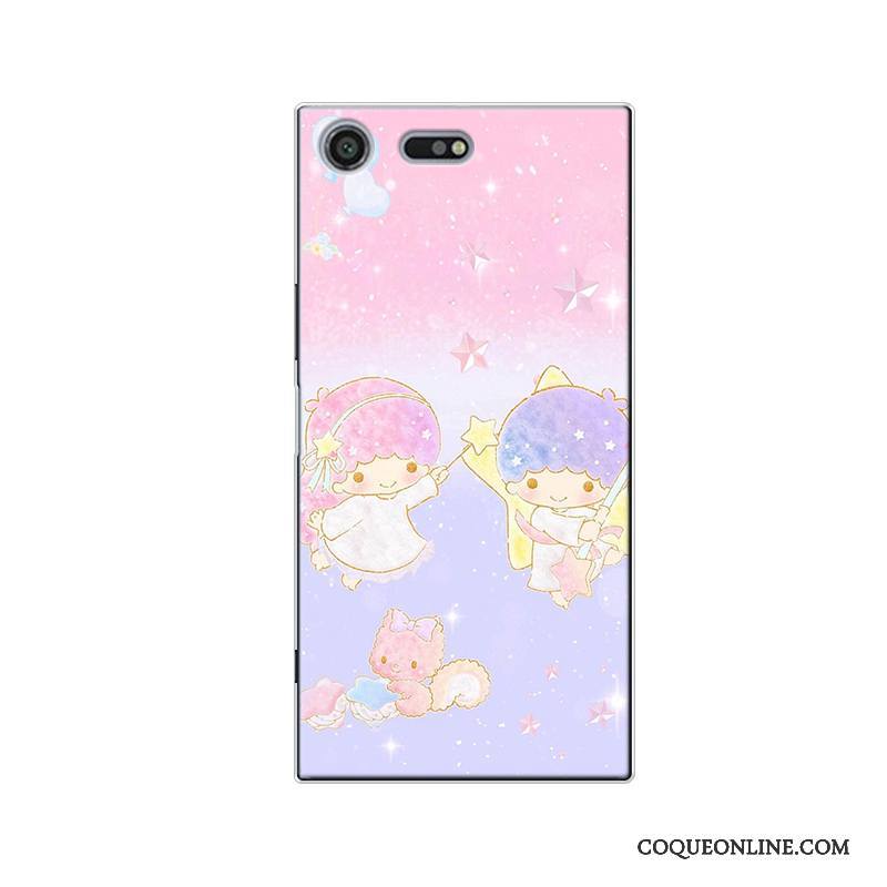 Sony Xperia Xz Premium Silicone Étoile Charmant Tout Compris Coque De Téléphone Bleu Dessin Animé